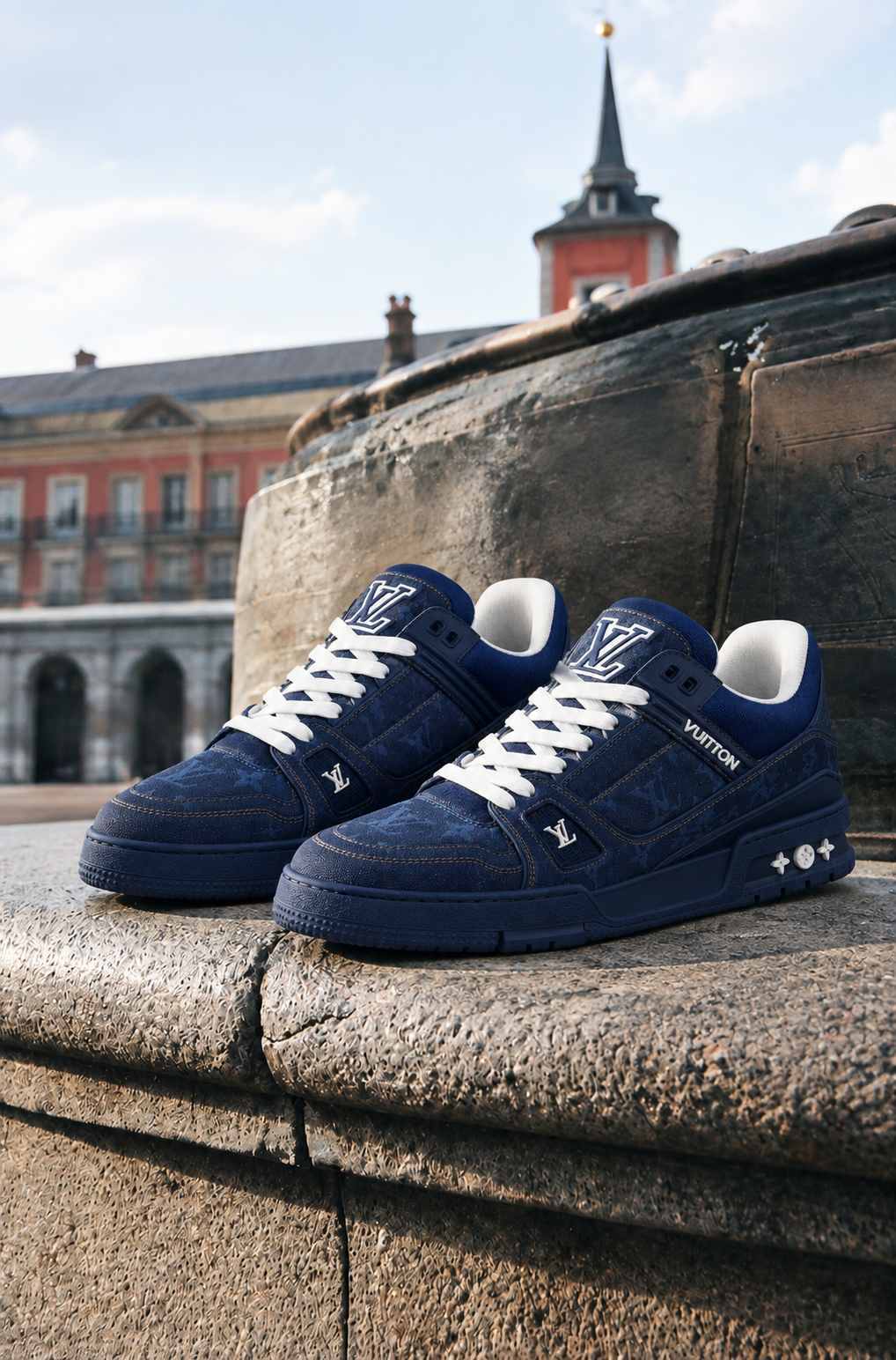 LV TRAINER JEAN DENIM CLON