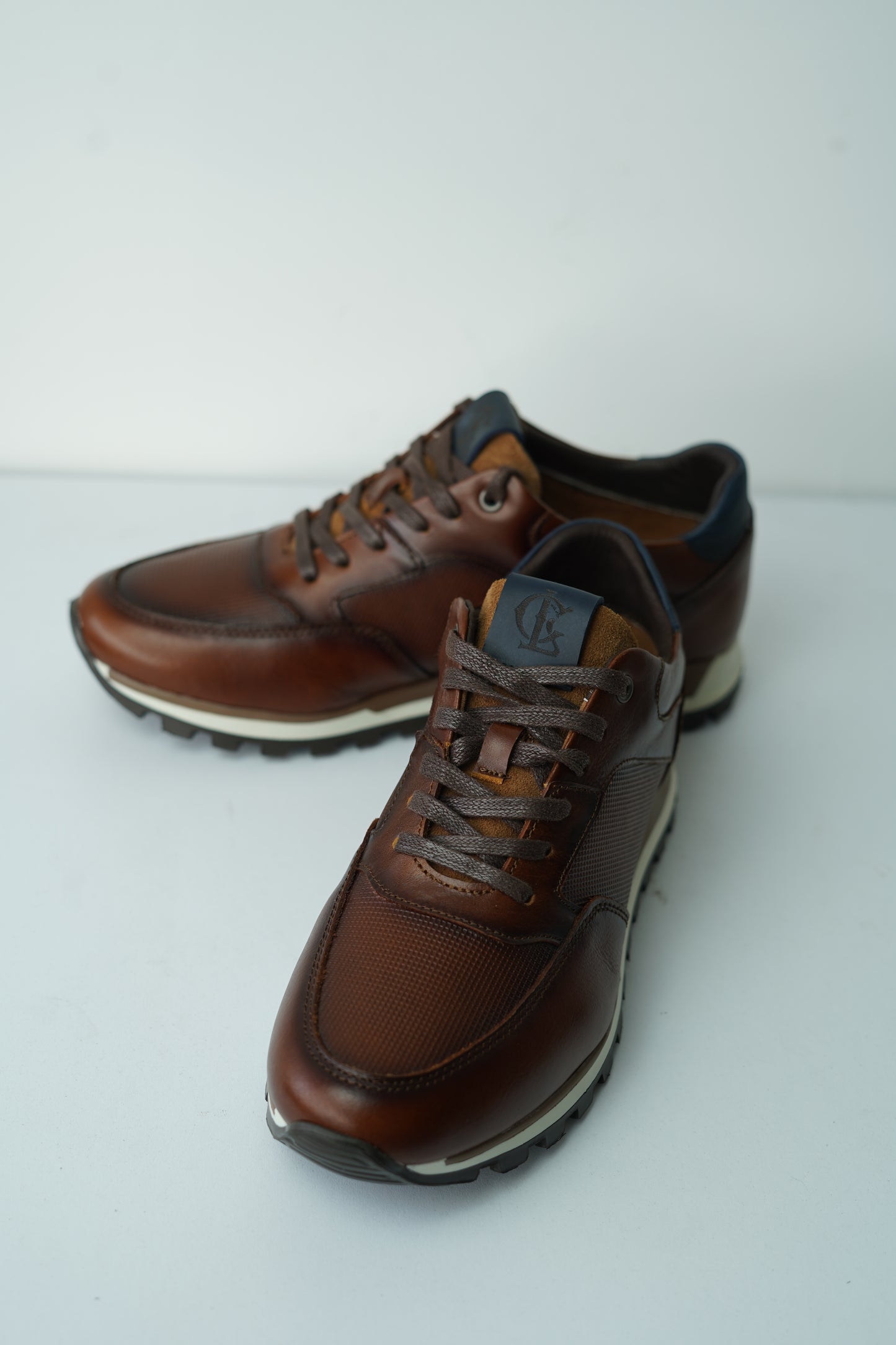 LECLER FORMAL BROWN BLUE