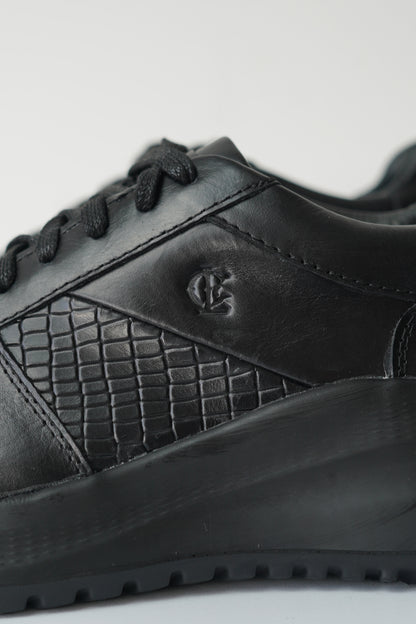 LECLER CROCO NEGRO