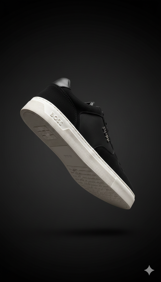 BOSS NEGRO SUELA BLANCA