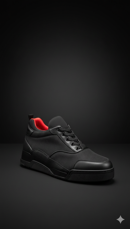 CHRISTIAN LOUBOUTIN NEGRO X ROJO