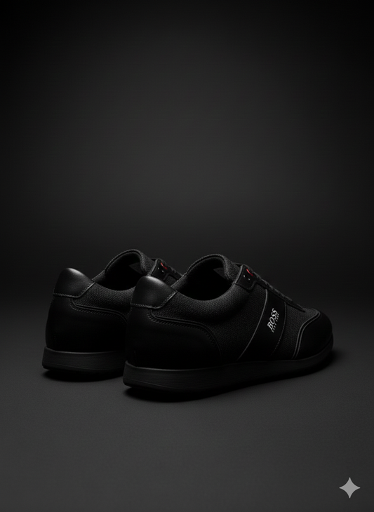 BOSS NEGRO MALLA GRIS