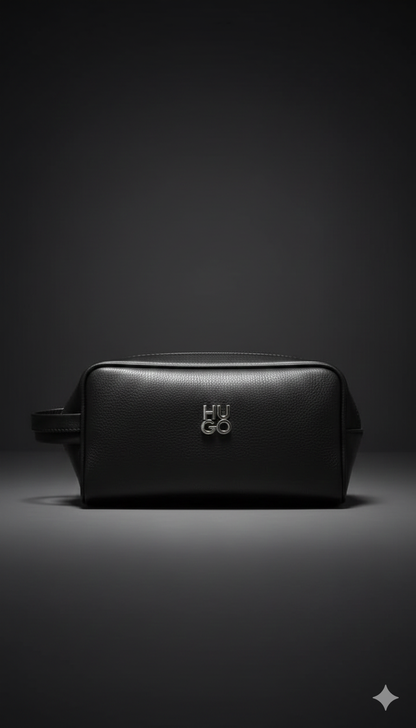NECESER HUGO rojo-negro-plateado