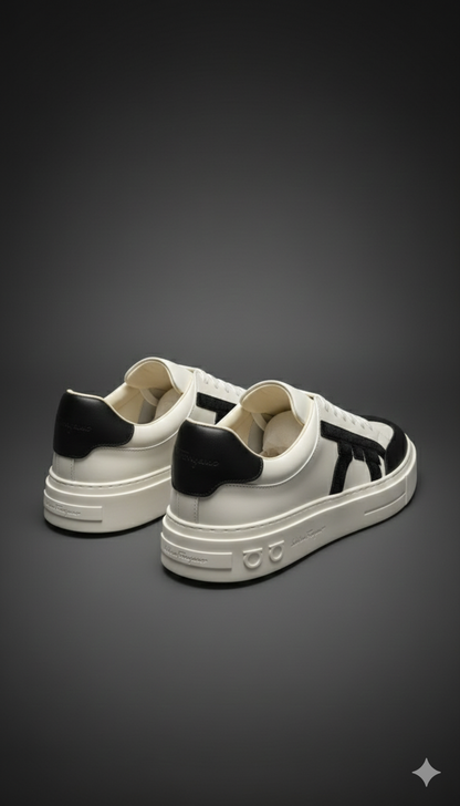 FERRAGAMO BORDADO BLANCO