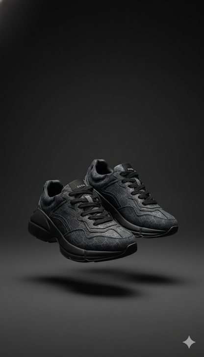 TENNIS GUCCI A3830-NEGRO LONA