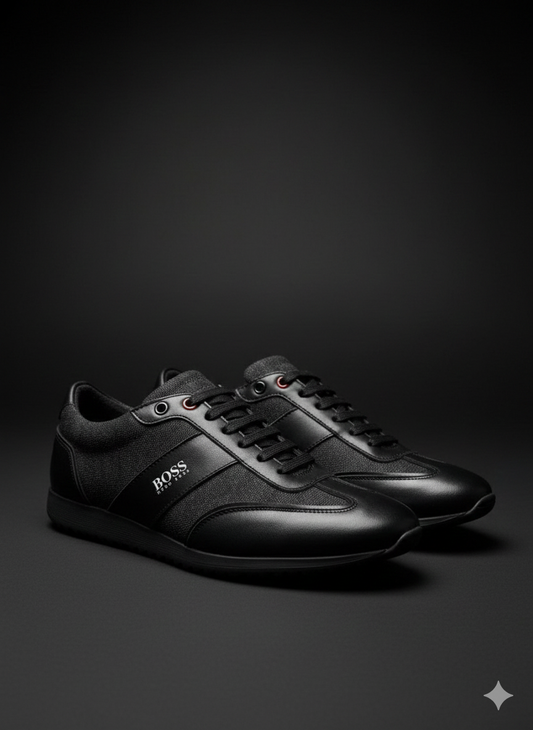 BOSS NEGRO MALLA GRIS