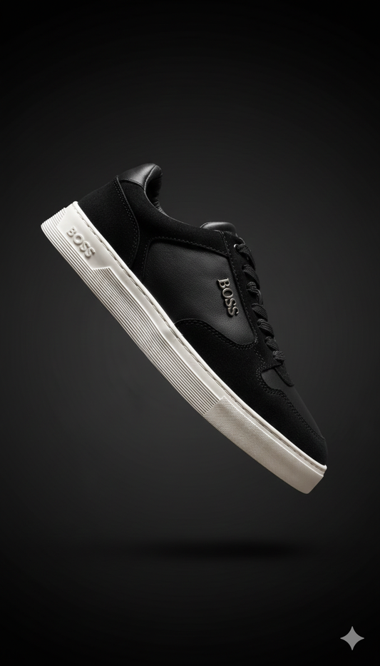 BOSS NEGRO SUELA BLANCA