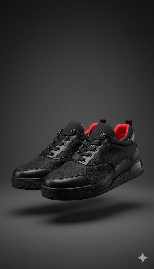 CHRISTIAN LOUBOUTIN NEGRO X ROJO