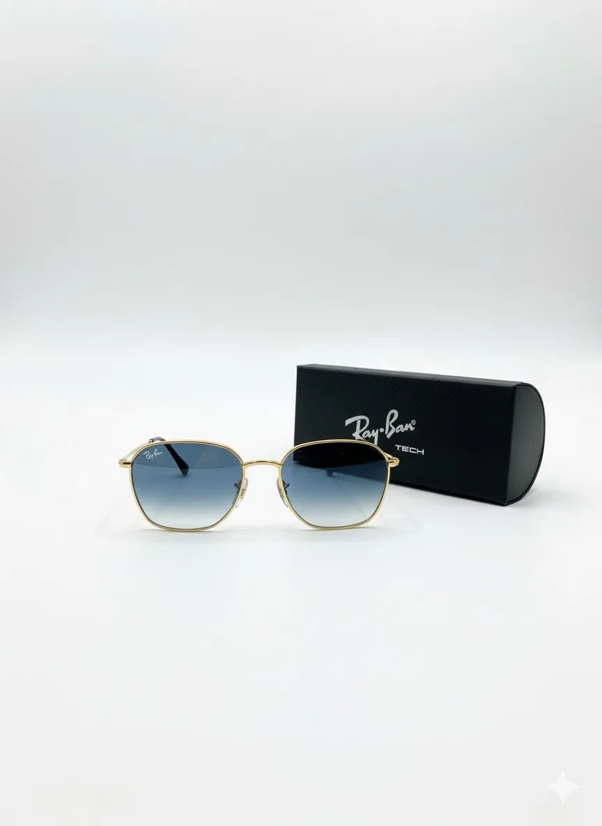 GAFA RAY OVAL METAL/BLUE
